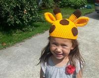 Giraffe Crochet Child's Hat